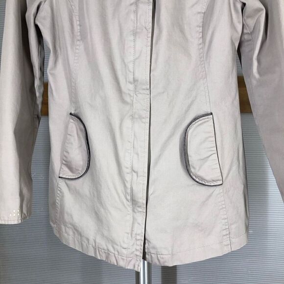 Soia & KYO Grey  Spring‎ Midi Trench Jacket Sz S - Picture 7 of 10